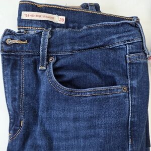 High Rise Straight Women Jeans - Blue